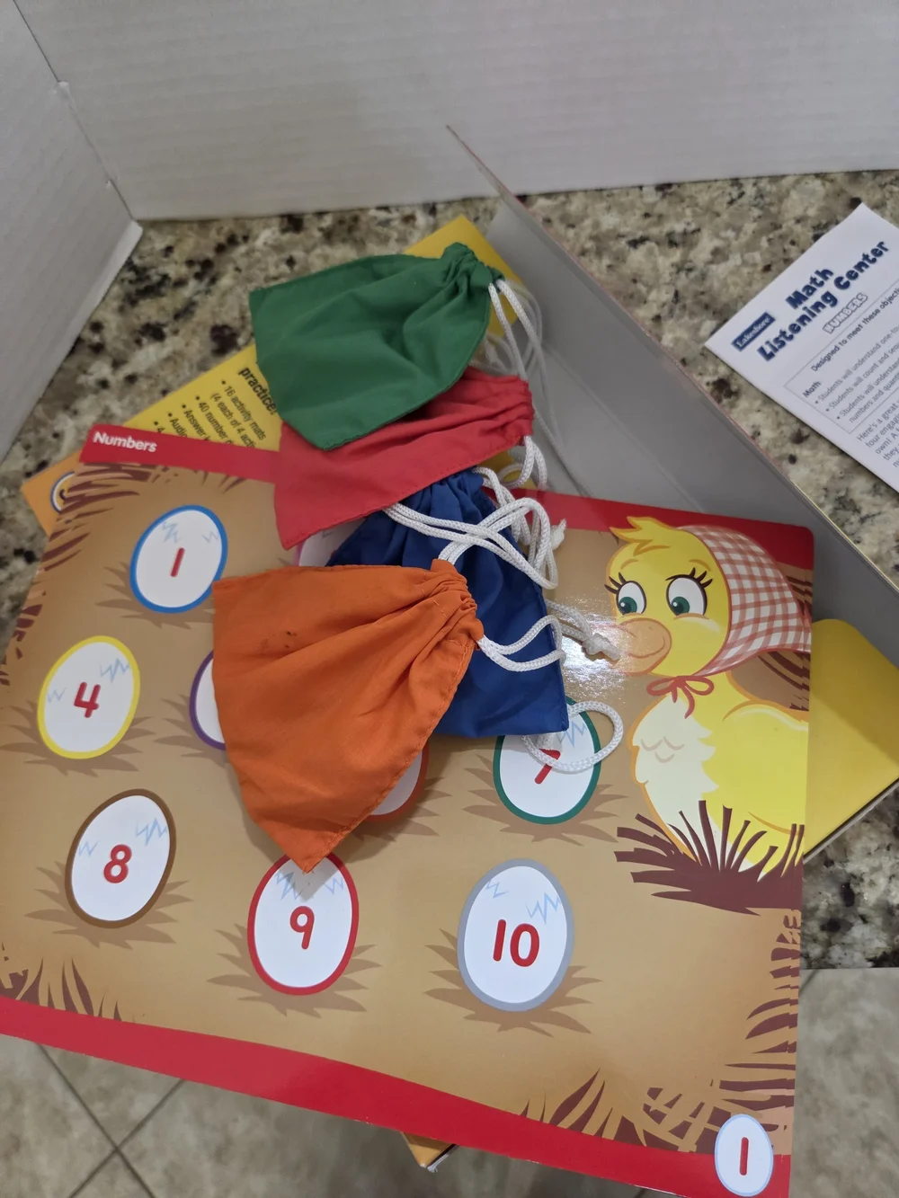 Lakeshore Learning Number Listening Center Numbers CD Included Ages 3+